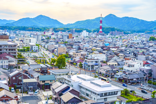 福知山城からの景色
